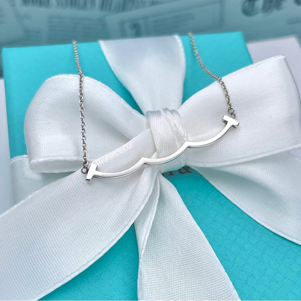 Australia *EXCLUSIVE* Tiffany & Co Sterling Silver Coral Reef T Wave Necklace 🌊
